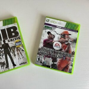 Xbox 360 Game Bundle: MIB Alien Crisis & Tiger Woods PGA Tour 13